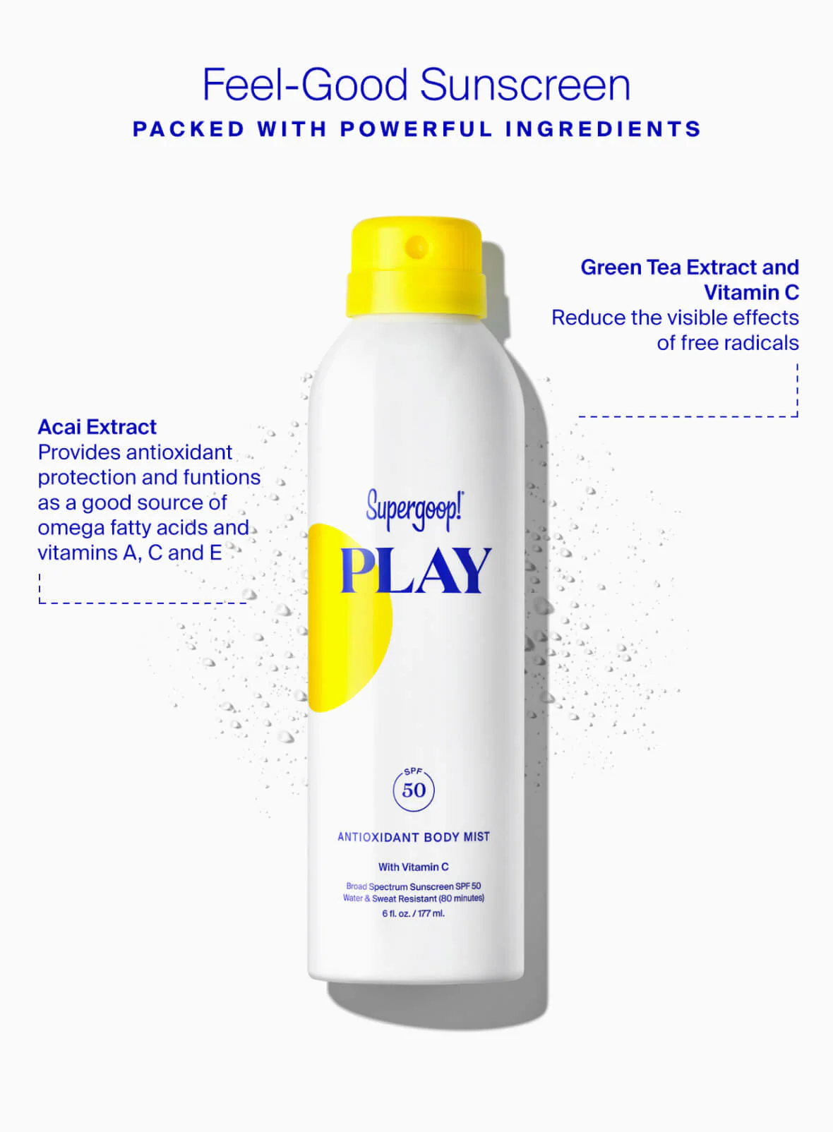 PLAY Antioxidant Body Mist SPF 50 with Vitamin C - 3 pack 4 PLAY Antioxidant Body Mist SPF 50 with Vitamin C - 3 pack