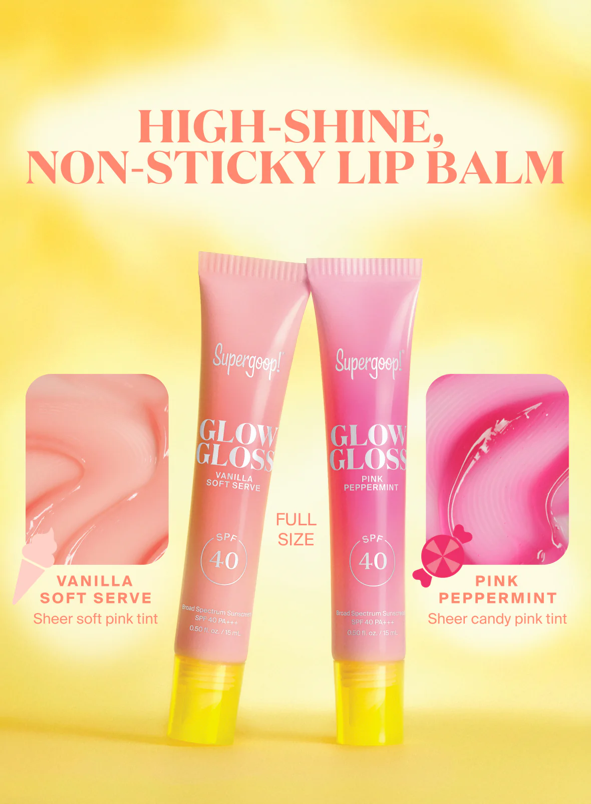 Lip Service Glossy Balm SPF 40 Duo