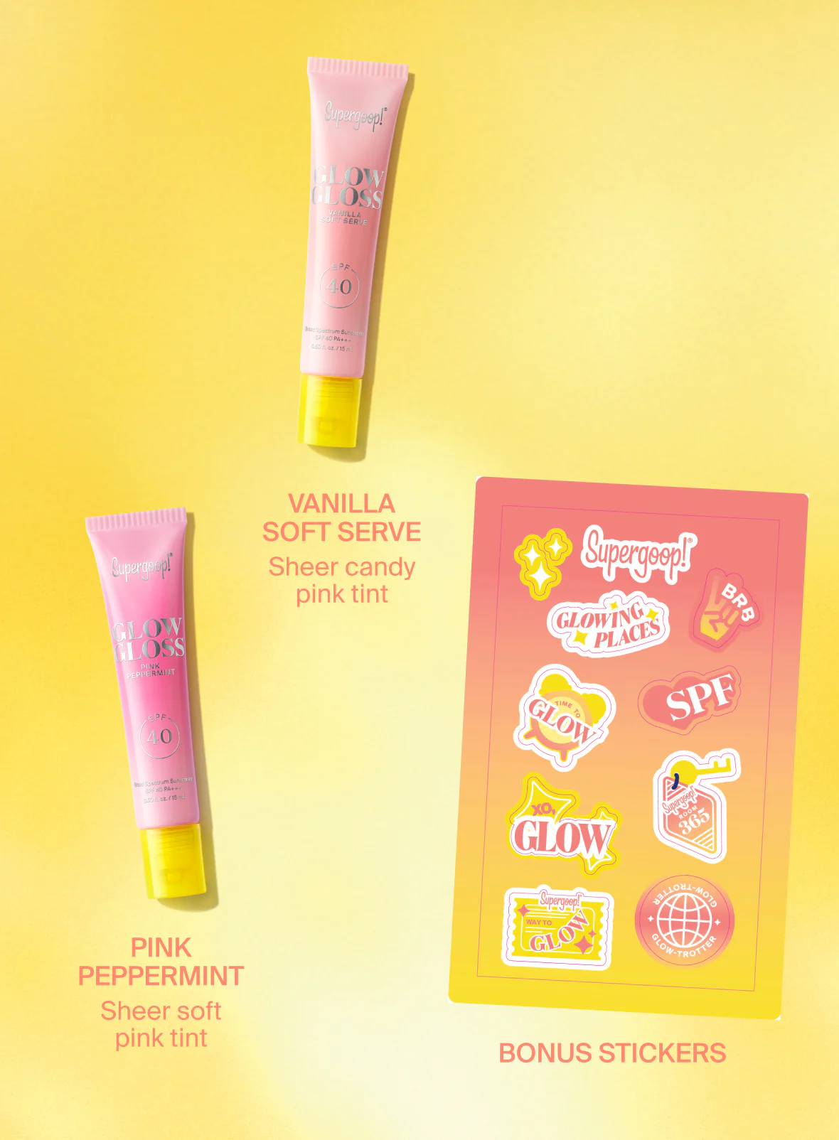 Lip Service Glossy Balm SPF 40 Duo